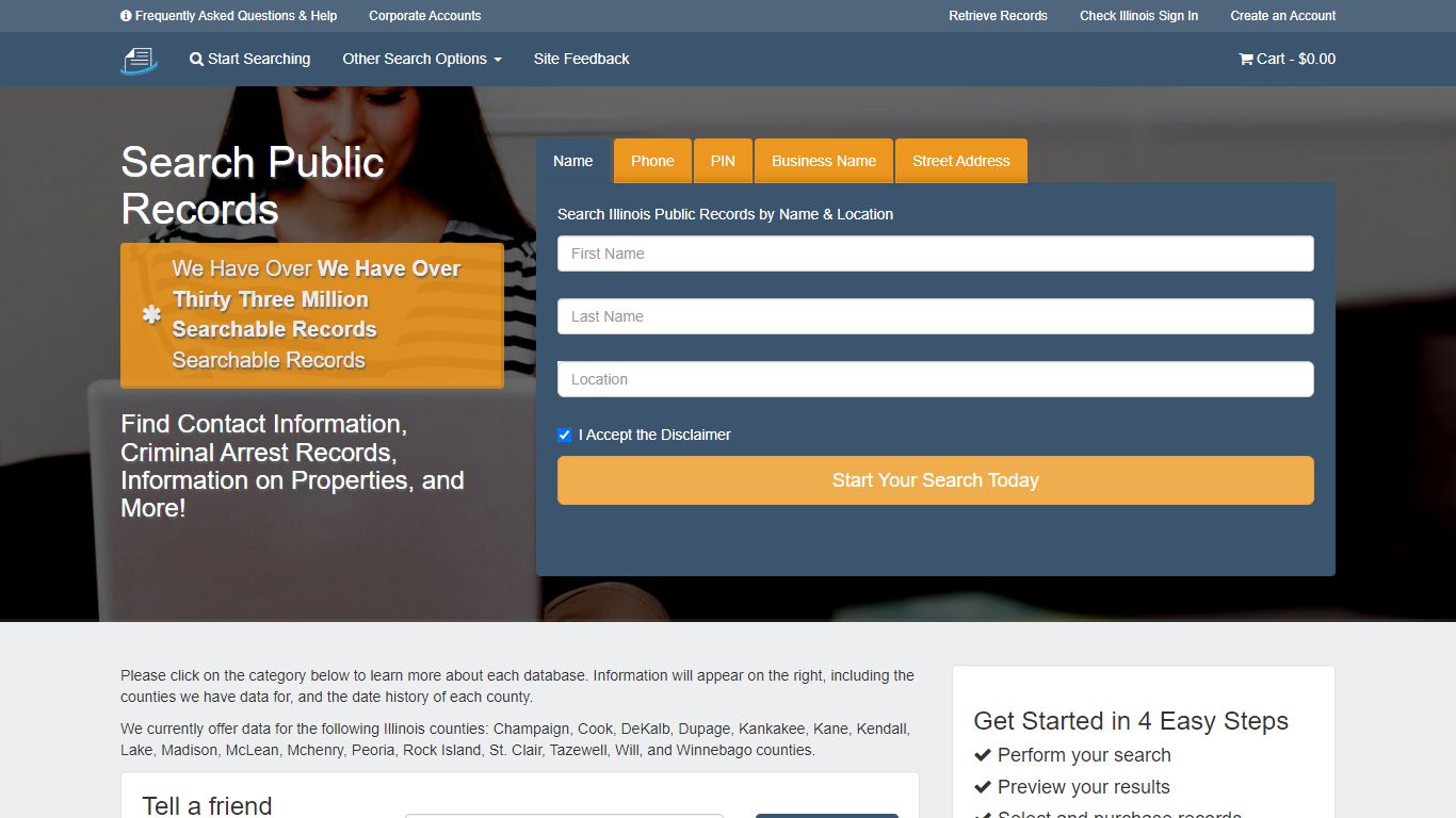 Check Illinois - The Largest Illinois Public Records Database